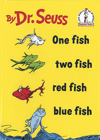 One Fish Two Fish Red Fish Blue Fish by Dr. Seuss, Item Number 369210