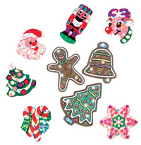 Trend Enterprises Sparkle Stickers, Holiday Celebrations Themed, Jumbo Pack, Item Number 372213