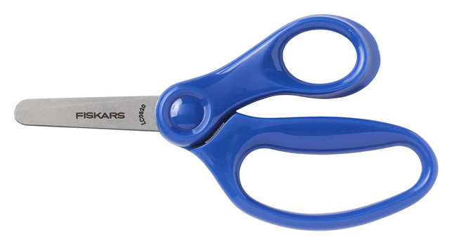 Fiskars 5 Inches Kids Scissors Pointed Tip, Blue