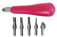 Speedball Adjustable Linoleum Number 1 Cutter Set, Set of 6 Item Number 380954
