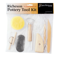 Jack Richeson Pottery Tool Set, Assorted Size, Set of 8, Item Number 385223