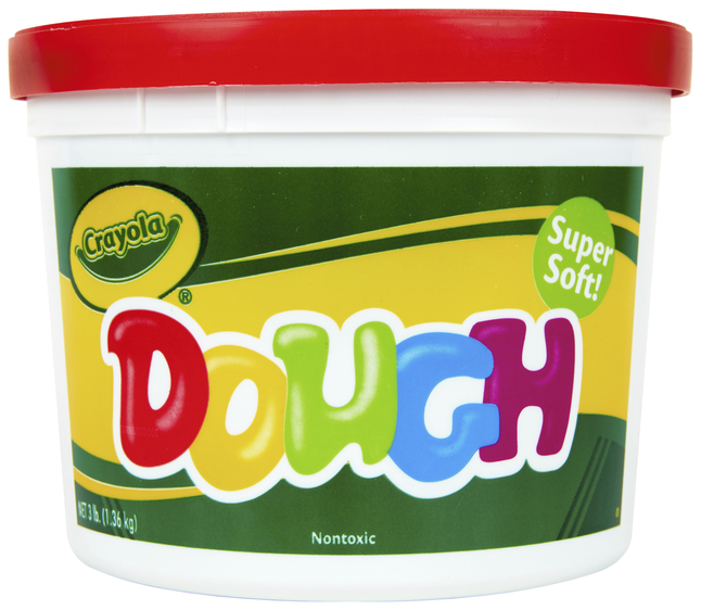 Crayola Non-Toxic Modeling Dough, 3 lb Pail, Red, Item Number 391148