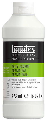 Liquitex Acrylic Medium, 1 Pint Squeeze Bottle, Matte Item Number 403930