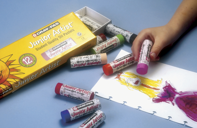 Sakura Cray-Pas Junior Artist Chubby Oil Pastels, Assorted Colors, Set