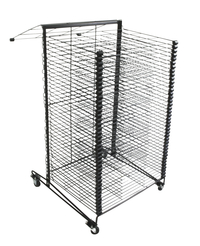 Sax Mobile Drying and Storage Rack Black 26 x 25 inches 