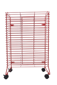 Sax Stack-a-Rack Drying Rack, Red, Powder Coated, 30 x 19 x 12 Inches Item Number 408117