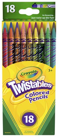 Twistables Colored Sketch & Draw Pencils Crayons 40 Piece Set Draw Doodle Write 