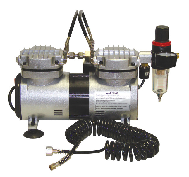 Airbrush Compressor and Supplies, Item Number 410349
