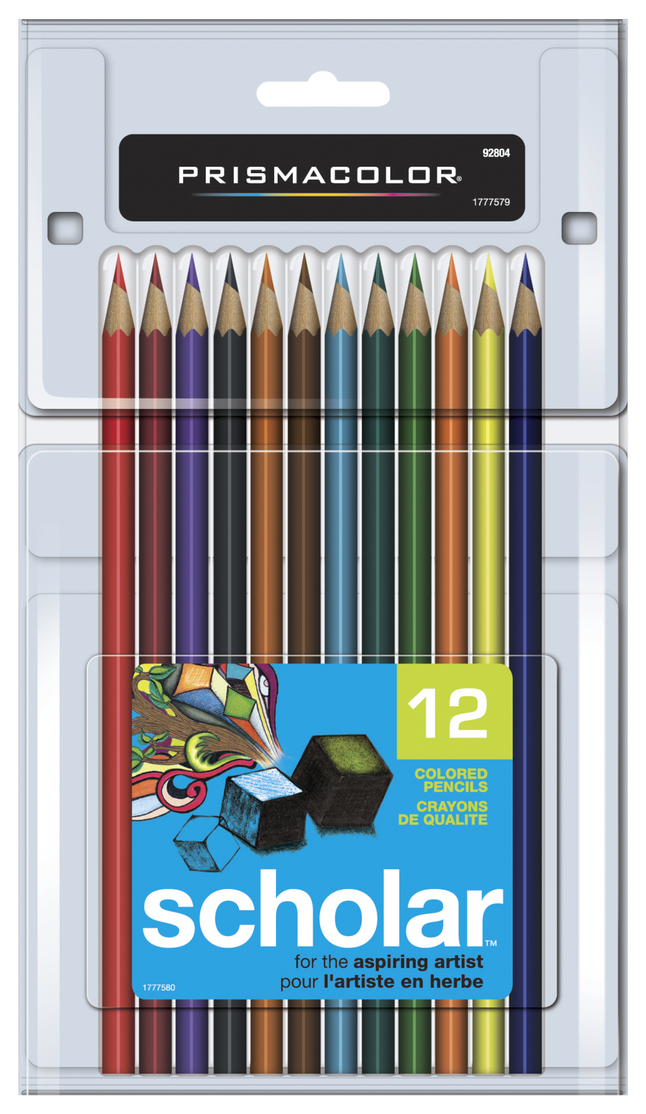 12-Count Scholar Colored Pencils Assorted 