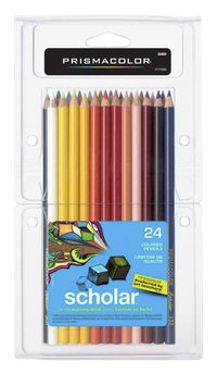 Prismacolor Scholar Pencils, Assorted Colors, Set of 24 Item Number 423353