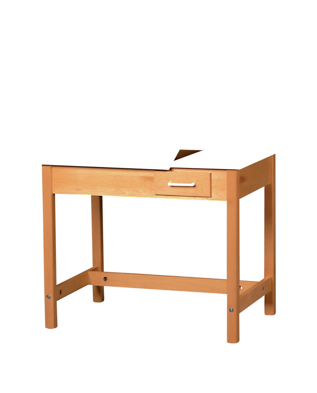 Diversified Woodcrafts Drawing Table, 36 x 24 x 30 Inches, Maple, Plastic, Item Number 423849