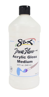 Liquitex Non-Toxic Non-Removable Multi-Purpose Acrylic Medium, 1 qt Squeeze  Bottle, Gloss