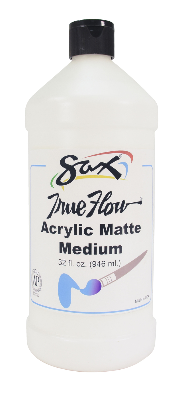 Sax True Flow Acrylic Matte Medium - 1 Quart