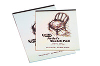 Sax Sulphite Artists Sketch Pad, 60 lbs, 9 x 12 Inches, White, 50 Sheets Item Number 453692