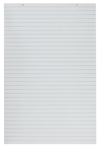 Pacon Primary Chart Paper Pad, White, 100 Sheets, Item Number 454118