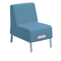 Classroom Select Soft Seating NeoLink Armless Chair, Power Flat in Front, 23 x 32 x 34 Inches, Item Number 5000142