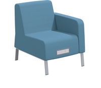 Classroom Select Soft Seating NeoLink Left Arm Only Chair, Power Flat Front, 27-1/2 x 32 x 34 Inches, Item Number 5000145