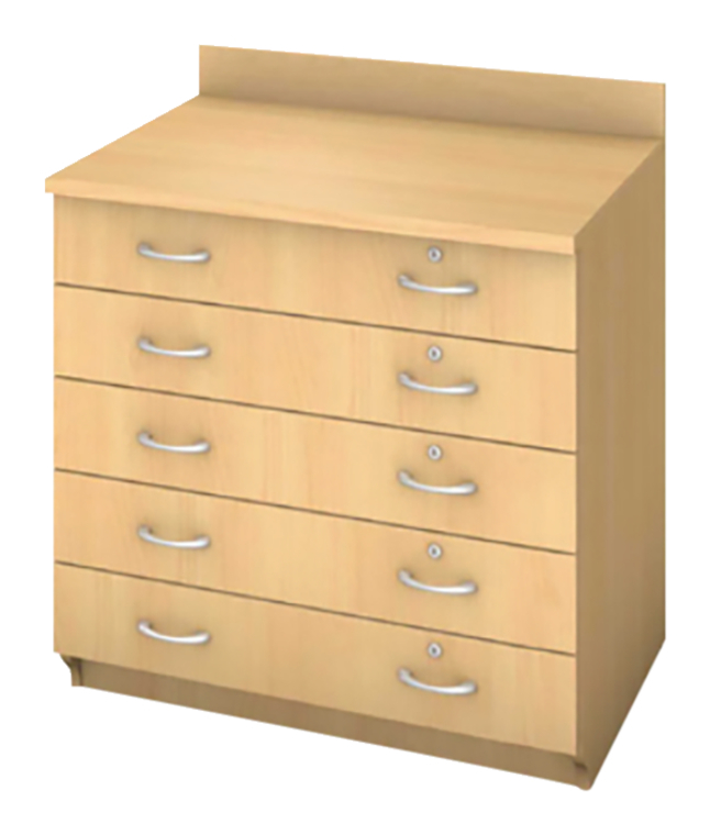 Fleetwood Illusions Base Drawer Cabinet, 36 Inch Cabinet With Drawers
