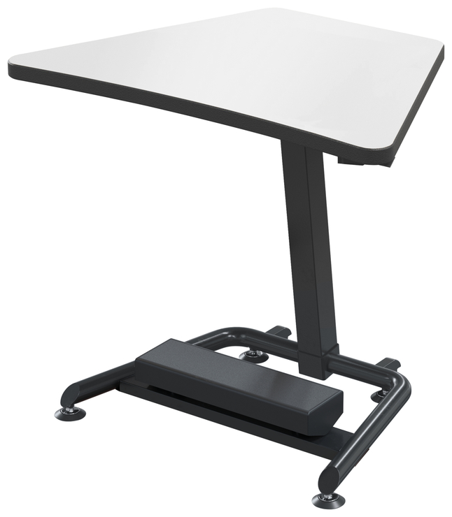 Classroom Select Affinity Adjustable Height Desk with Foot Pedal, Markerboard Top, LockEdge, Item Number 5004812