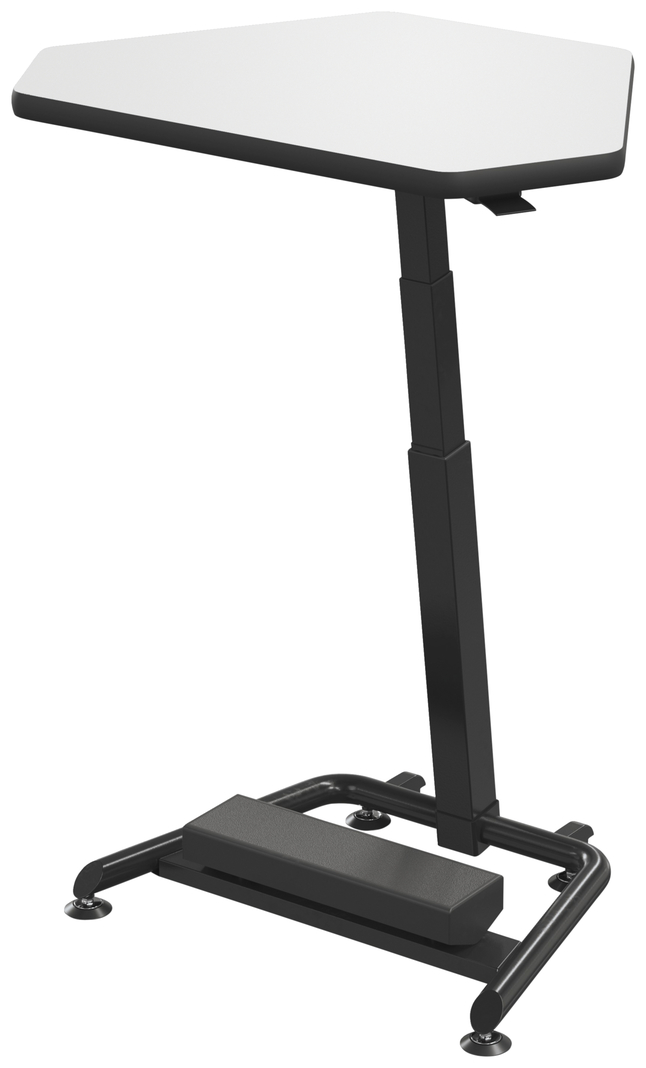 Classroom Select Gem Alliance Tilt-N-Nest Adjustable Desk with Foot Pedal, Markerboard Top, LockEdge, Item Number 5004814