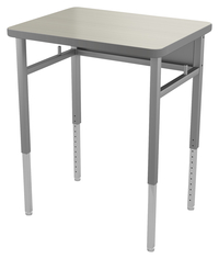 Classroom Select Advocate Four Leg Single Student Desk, 26 x 20 Inch Laminate Top with T-Mold Edge, Item Number 5002503