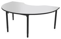 Classroom Select Vigor Table, 72 x 48 Inch Kidney Markerboard Top with T-Mold, Item Number 5003663