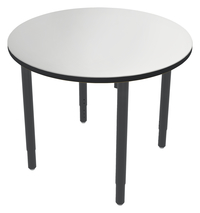 Classroom Select Vigor Table, 60 Inch Round Markerboard Top with T-Mold, Item Number 5003726