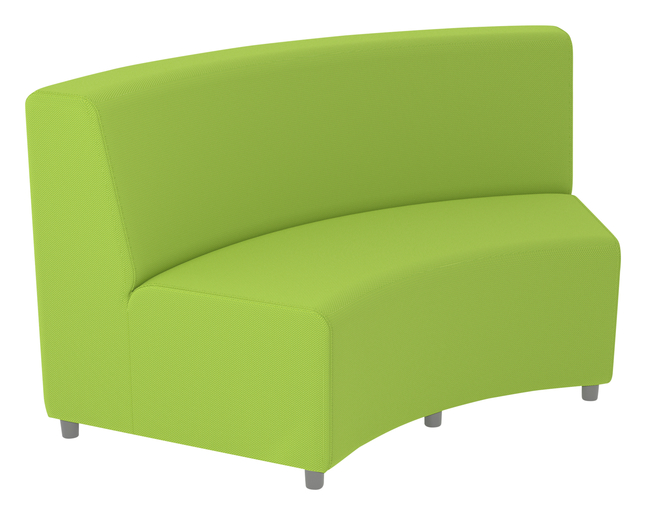 Classroom Select Soft Seating NeoLounge Armless Sofa with Inward Curve, 67 x 31 x 35 Inches, Item Number 5003946