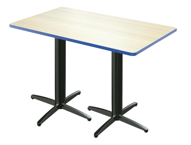 Classroom Select Rectangle Table with X-Style Base, LockEdge, 30 x 60 Inches, Item Number 5008549
