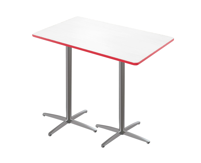 Classroom Select Rectangle Table With X-Style Base, Markerboard Top, LockEdge, 30 x 60 Inches, Item Number 5008555