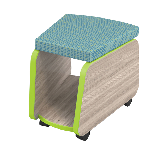 Image for Classroom Select Rex Mobile Storage Stool, 16 x 20-1/2 x 18 Inches from School Specialty