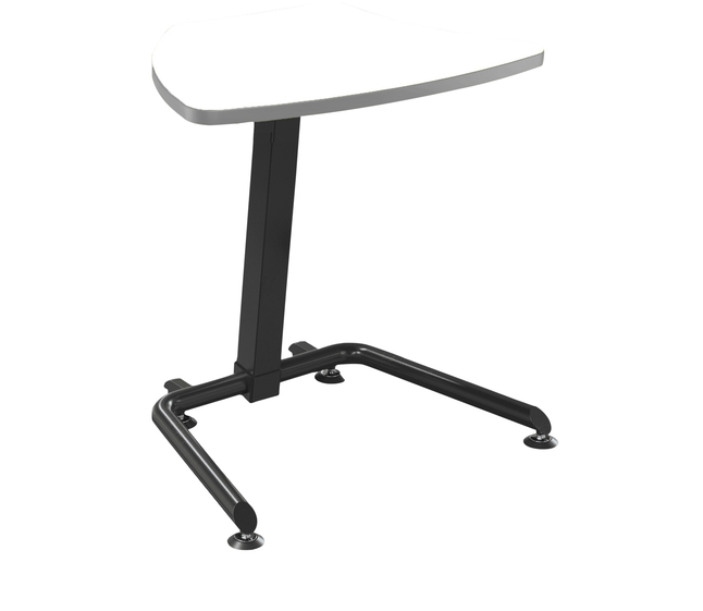 Classroom Select Harmony Fixed Height Desk, Markerboard Top, LockEdge, Black Frame, Item Number 5008676