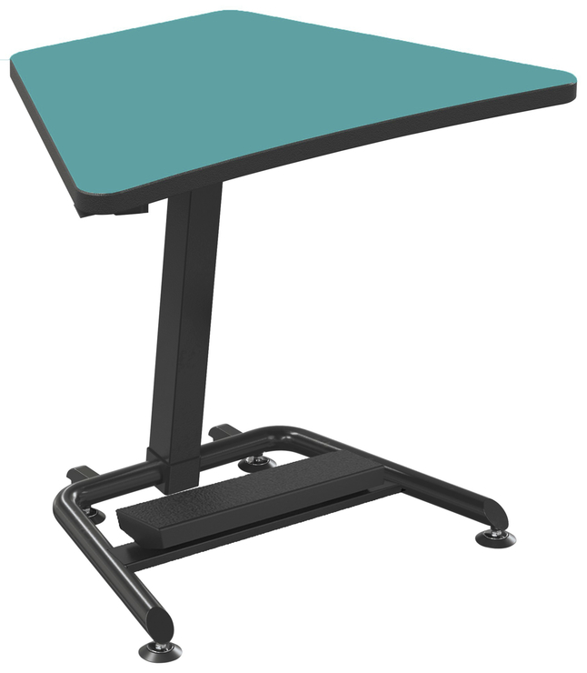 Classroom Select Affinity Fixed Height Tilt-N-Nest Desk with Fidget Pedal, Laminate Top, T-Mold Edge, Item Number 5008695