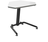 Classroom Select Gem Alliance Fixed Height Desk, Markerboard Top, T-Mold Edge, Black Frame, Item Number 5008679