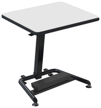 Classroom Select Bond Tilt-N-Nest Desk with Fidget Pedal, Markerboard Top, T-Mold Edge, 28 x 24 x 30 Inches, Item Number 5008688