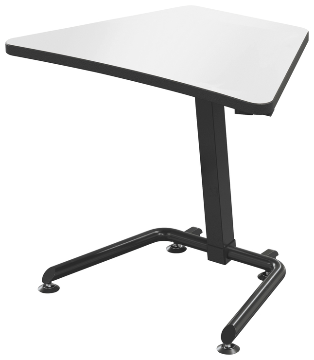 Classroom Select Affinity Fixed Height Tilt-N-Nest Desk, Markerboard Top, T-Mold Edge, Black Frame, Item Number 5008719