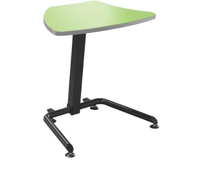 Classroom Select Harmony Tilt-N-Nest Desk, Laminate Top, T-Mold Edge, Black Frame, Item Number 5008717