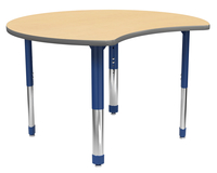 Image for Classroom Select Adjustable Height Laminate Activity Table, LockEdge, Zoom Shape, NeoClass Leg, 48 x 48 Inches from School Specialty