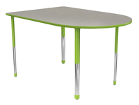 Classroom Select Laminate Activity Table, LockEdge, Media, Adjustable Height NeoClass Leg, 72 X 48 Inches, Item Number 5008765