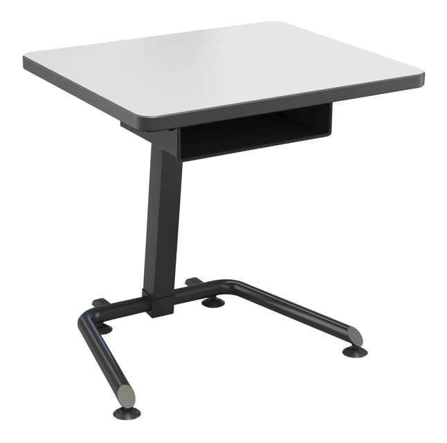 Classroom Select Bond Fixed Height Desk with Book Box, Markerboard Top, T-Mold Edge, 28 x 24 x 30 Inches, Item Number 5008822