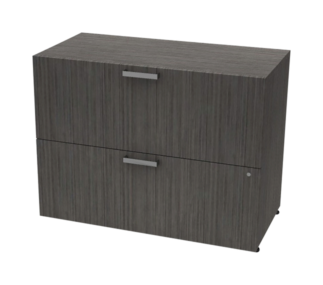 AIS Calibrate Series Two Drawer Full Depth Lateral File, 36 x 18 x 28 Inches, Item Number 5008933