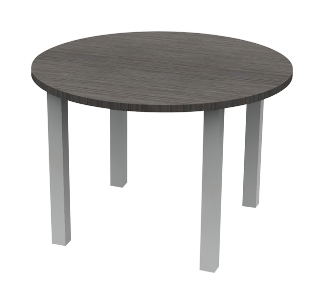 AIS Day To Day Round Table With Square Post Legs, 42 Inches, Item Number 5008936