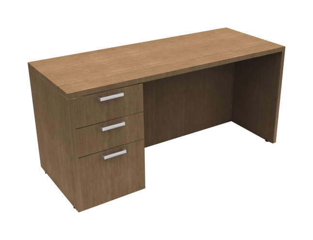 Image for AIS Calibrate Series Typical 3 Teacher Desk, 60 x 24 Inches from School Specialty