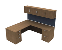Image for AIS Calibrate Series Typical 16 Admin Desk, 78 x 72 Inches from SSIB2BStore