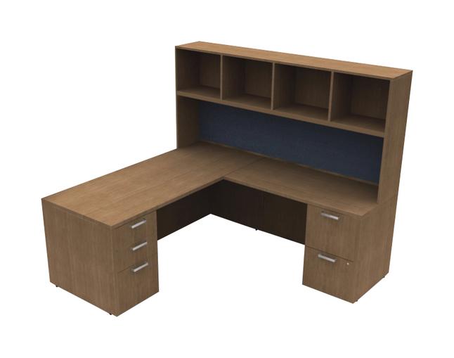 Image for AIS Calibrate Series Typical 13 Admin Desk, 78 x 72 Inches from School Specialty