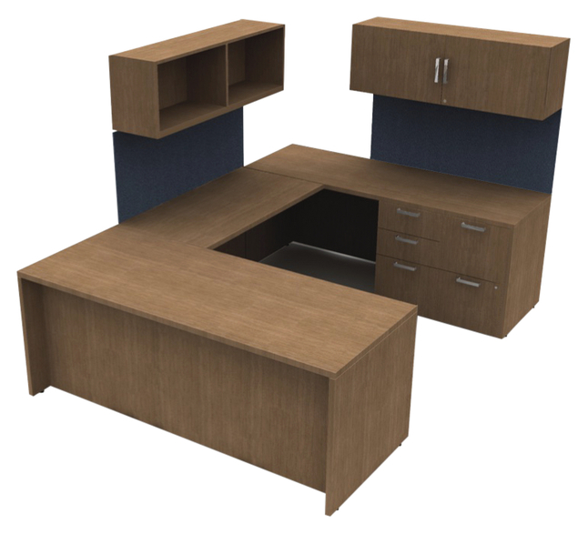 Image for AIS Calibrate Series Typical 19 Admin Desk, 8-1/2 x 6 Feet from School Specialty