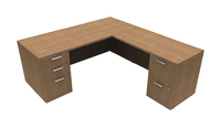 Image for AIS Calibrate Series Typical 31 Admin Desk, 78 x 72 Inches from School Specialty