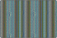 Image for Childcraft Cobblestone Stripe, 8 x 12 Feet, Rectangle from School Specialty