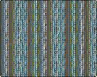 Childcraft Cobblestone Stripe Carpet, 10 Feet 6 Inches x 13 Feet 2 Inches Rectangle, Item Number 5009029