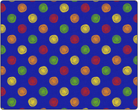 Childcraft Doodle Dots, 10 Feet 6 Inches x 13 Feet 2 Inches Rectangle, Item Number 5009034